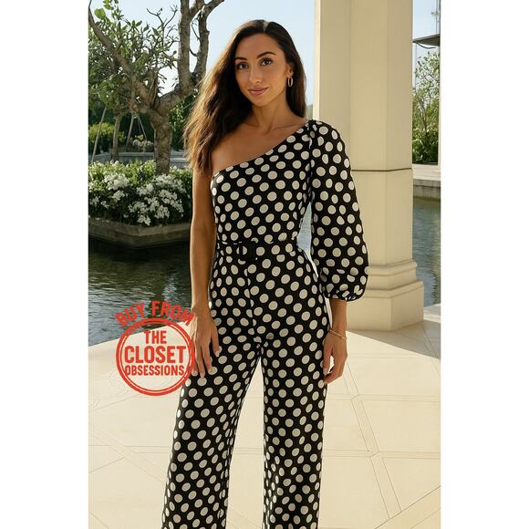 MANGO Asymmetrical Jumpsuit NWT - Picture 9 of 16